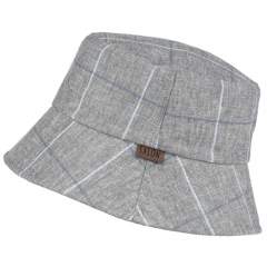 Bucket Hat Linen Blend Check
