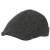 Flat cap Macon 56 Gen Herringbone, musta