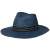 Straw Hat Fedora, blue