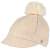 Kate Shetland Wool Pom Pom Cap, light beige