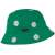Bucket Hat Päivänkakkara All over, kirkas vihreä